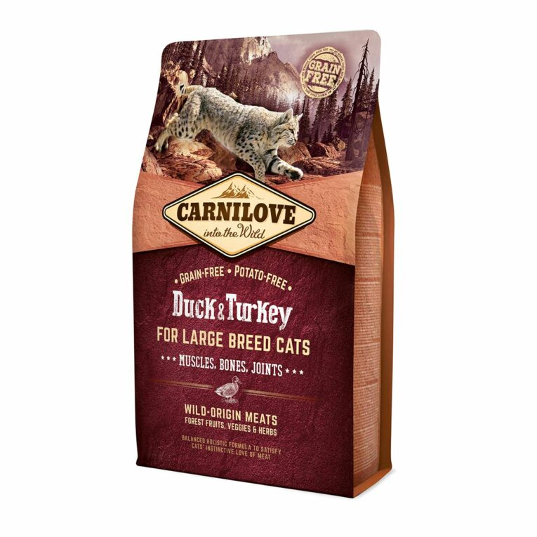 Günstig Carnilove Cat Adult Large Breed – Duck & Turkey 2kg i mPreisvergleich in unserem Onlineshop auf Hundeliebe-shop.de kaufen.