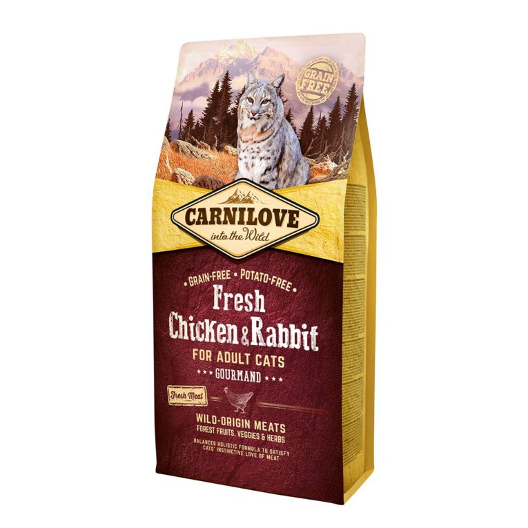 Günstig Carnilove Cat Adult Fresh – Chicken & Rabbit / Gourmand 6kg i mPreisvergleich in unserem Onlineshop auf Hundeliebe-shop.de kaufen.