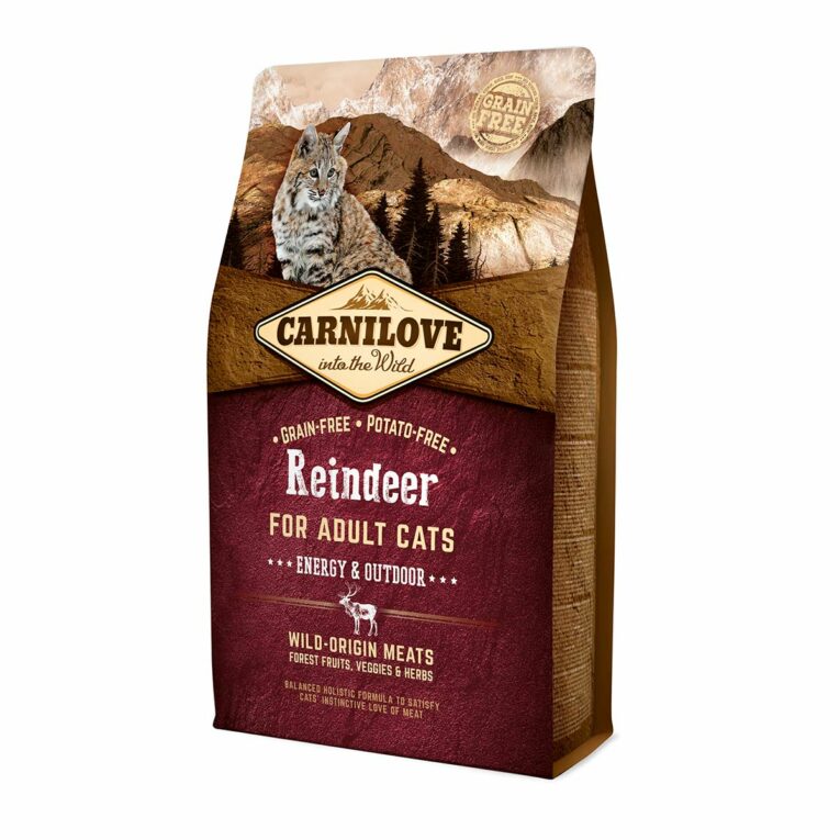 Günstig Carnilove Cat Adult – Reindeer / Energy & Outdoor 2kg i mPreisvergleich in unserem Onlineshop auf Hundeliebe-shop.de kaufen.