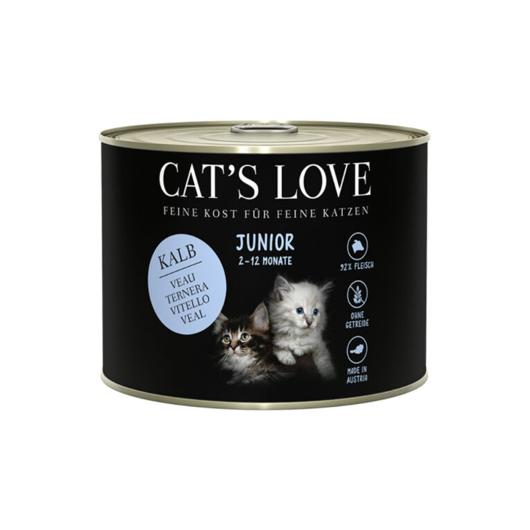 Günstig Cat’s Love Junior Kalb 6x200g i mPreisvergleich in unserem Onlineshop auf Hundeliebe-shop.de kaufen.
