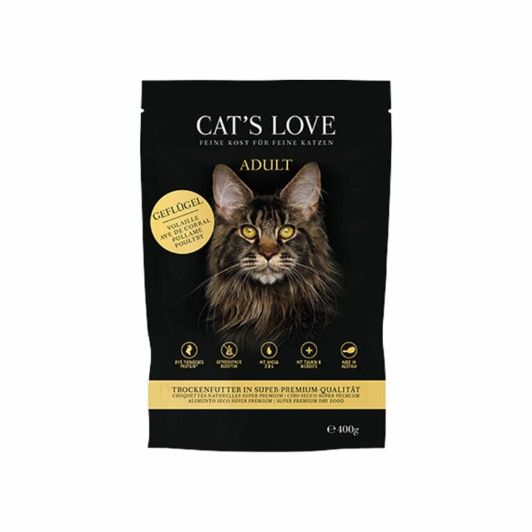 Günstig CAT’S LOVE Trocken Adult Geflügel 400g i mPreisvergleich in unserem Onlineshop auf Hundeliebe-shop.de kaufen.