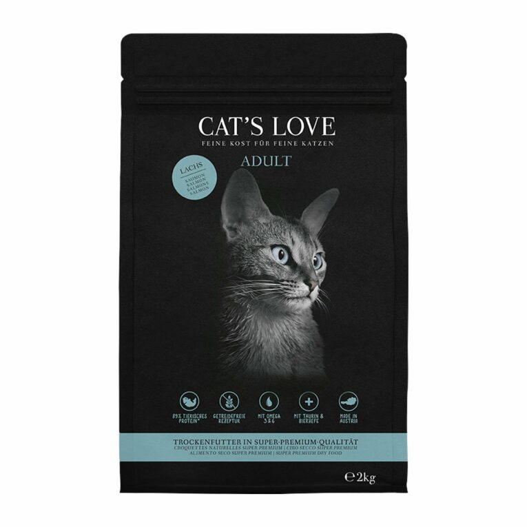 Günstig CAT’S LOVE Trocken Adult Lachs 2kg i mPreisvergleich in unserem Onlineshop auf Hundeliebe-shop.de kaufen.