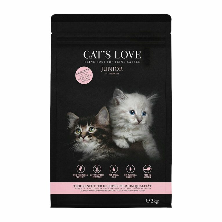 Günstig CAT’S LOVE Trocken Junior Geflügel 2kg i mPreisvergleich in unserem Onlineshop auf Hundeliebe-shop.de kaufen.