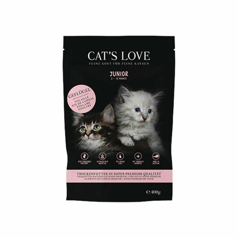 Günstig CAT’S LOVE Trocken Junior Geflügel 400g i mPreisvergleich in unserem Onlineshop auf Hundeliebe-shop.de kaufen.