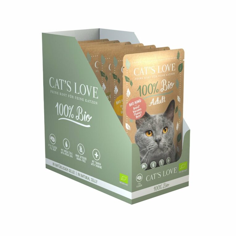Günstig Cat’s Love ADULT BIO Multipack 6x100g i mPreisvergleich in unserem Onlineshop auf Hundeliebe-shop.de kaufen.