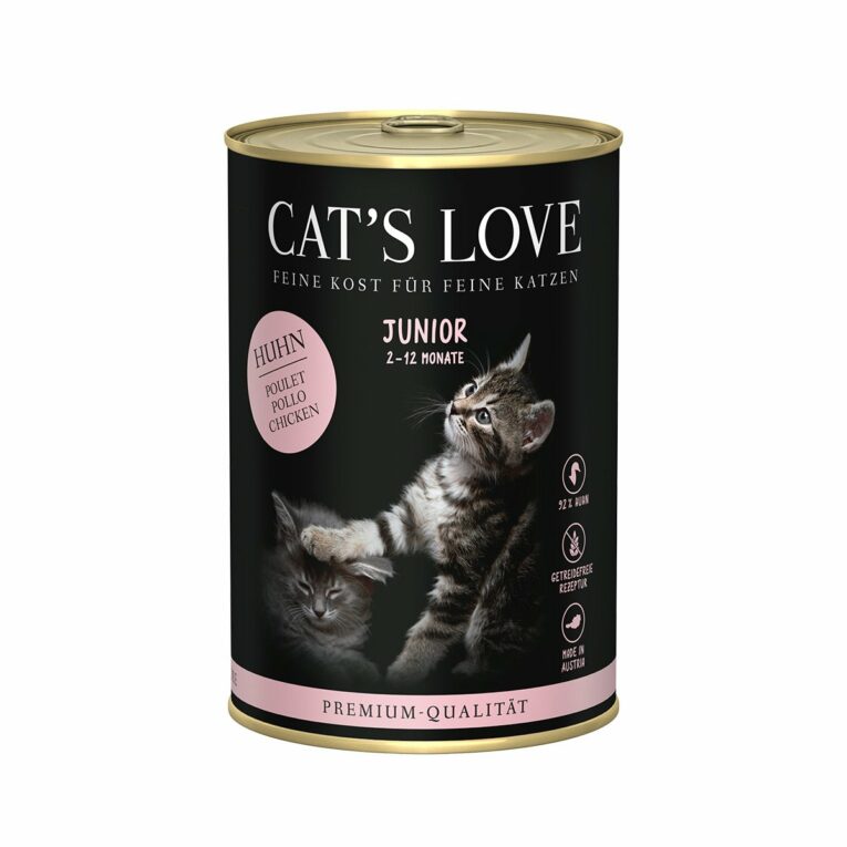 Günstig Cat´s Love Junior Huhn 6x400g i mPreisvergleich in unserem Onlineshop auf Hundeliebe-shop.de kaufen.