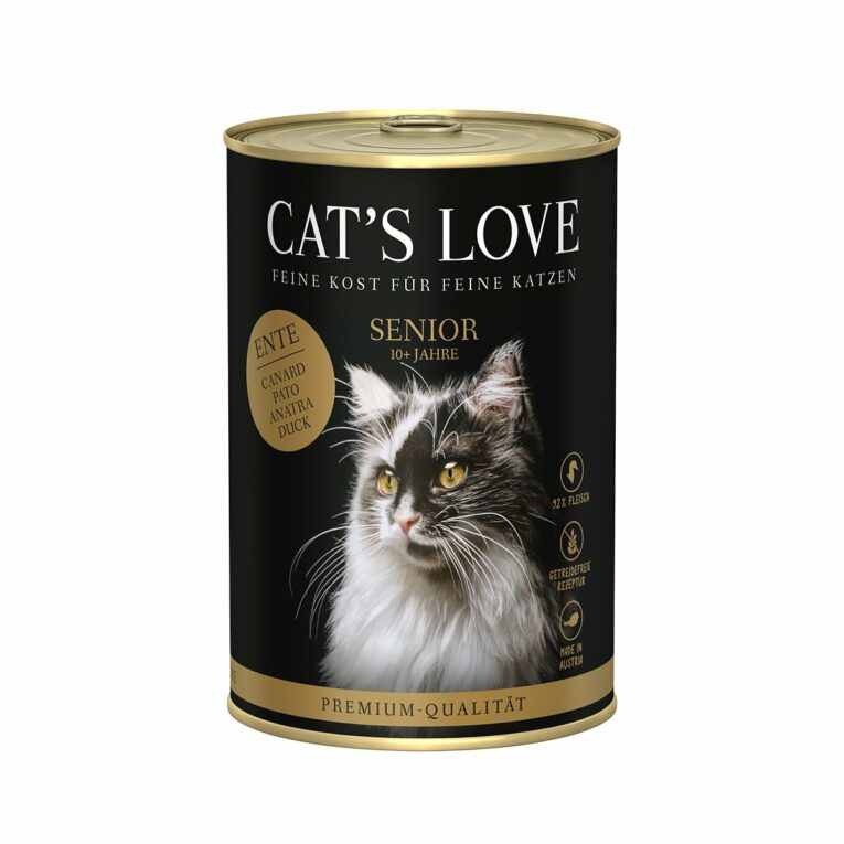 Günstig Cat´s Love Senior Ente 6x400g i mPreisvergleich in unserem Onlineshop auf Hundeliebe-shop.de kaufen.