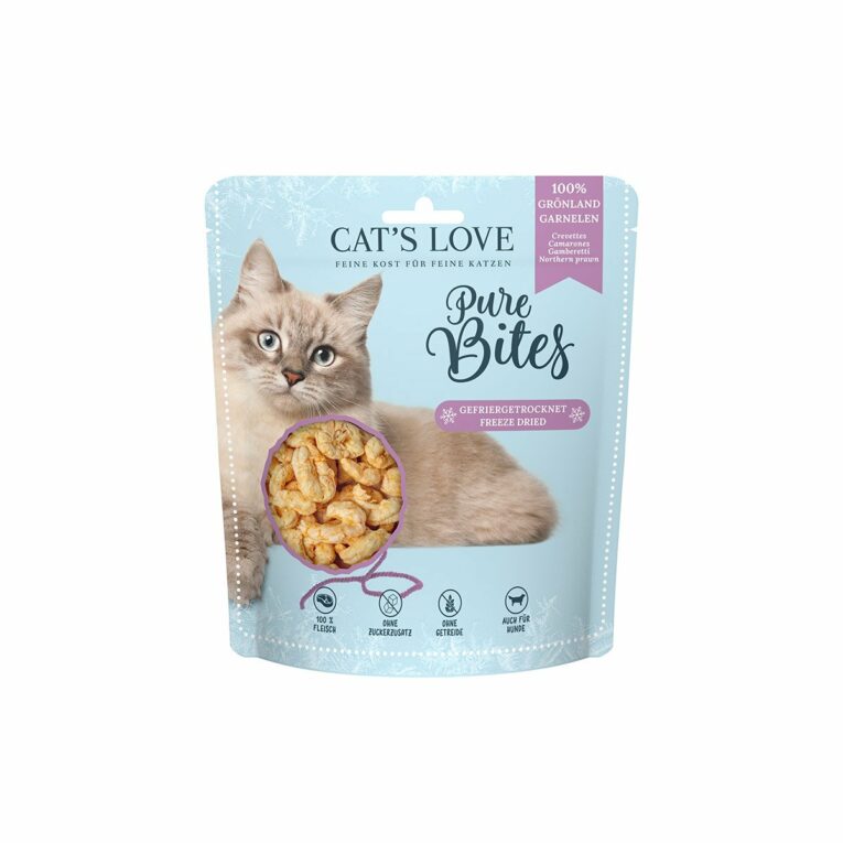 Günstig Cat’s Love Pure Bites Grönlandgarnele 30g i mPreisvergleich in unserem Onlineshop auf Hundeliebe-shop.de kaufen.