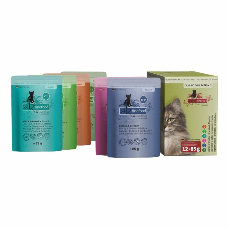 Günstig catz finefood Classic Collection II 12x85g i mPreisvergleich in unserem Onlineshop auf Hundeliebe-shop.de kaufen.