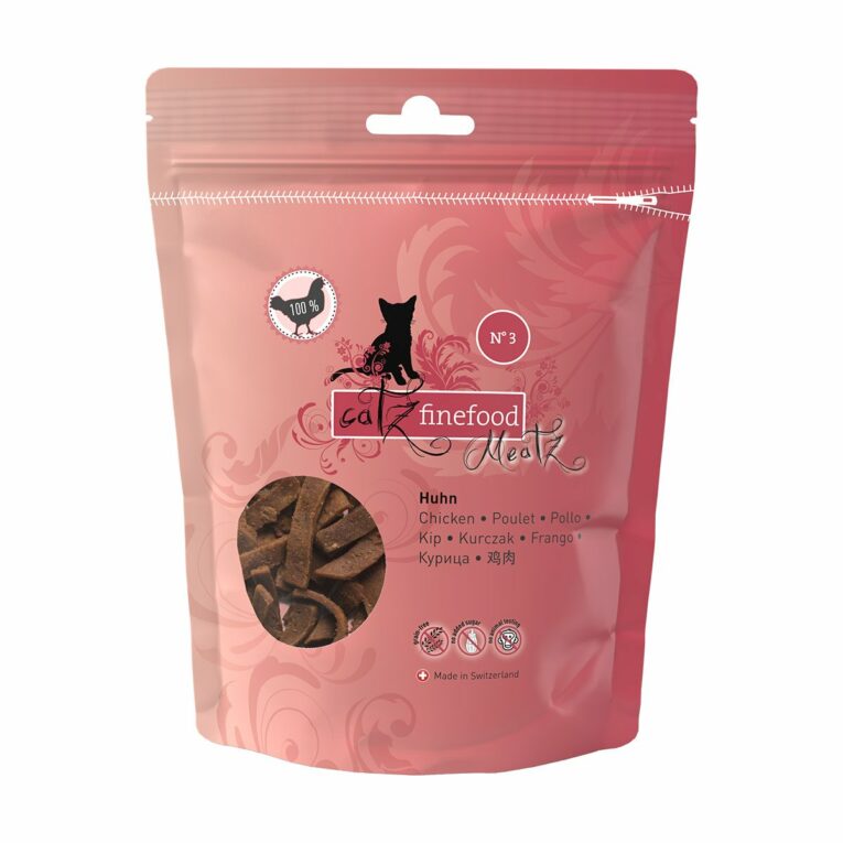 Günstig catz finefood Meatz N°3 Huhn 8x45g i mPreisvergleich in unserem Onlineshop auf Hundeliebe-shop.de kaufen.
