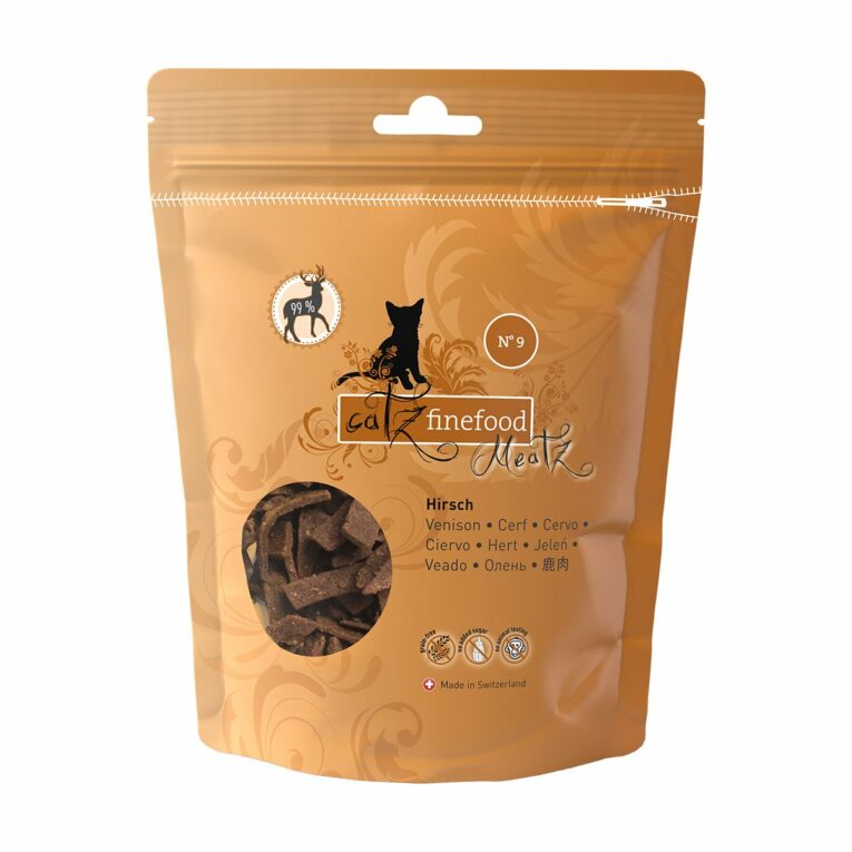 Günstig catz finefood Meatz N°9 Hirsch 8x45g i mPreisvergleich in unserem Onlineshop auf Hundeliebe-shop.de kaufen.