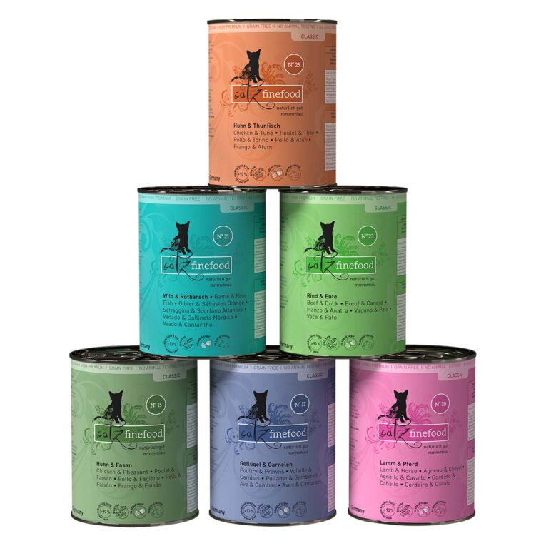 Günstig catz finefood – Multipack Dosen No. 15-25 6x400g i mPreisvergleich in unserem Onlineshop auf Hundeliebe-shop.de kaufen.