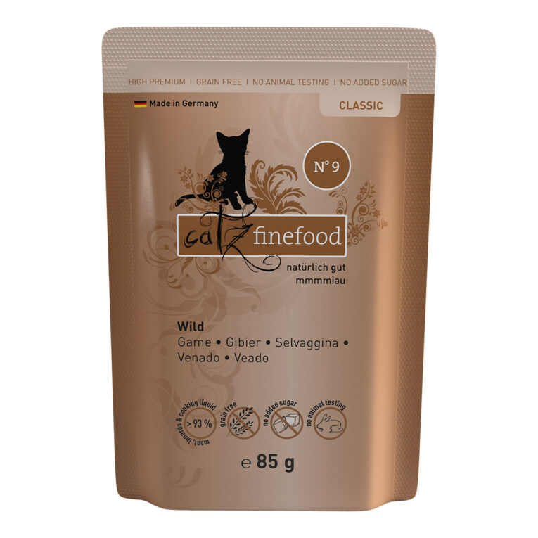 Günstig catz finefood – No. 9 Wild 16x85g i mPreisvergleich in unserem Onlineshop auf Hundeliebe-shop.de kaufen.