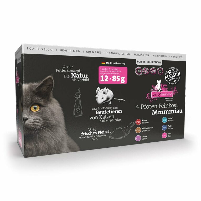 Günstig catz finefood Purrrr Collection I 12x85g i mPreisvergleich in unserem Onlineshop auf Hundeliebe-shop.de kaufen.