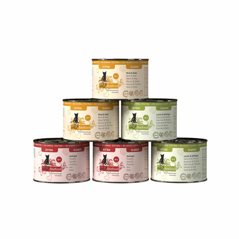Günstig catz finefood Kitten Multipack 6x200g i mPreisvergleich in unserem Onlineshop auf Hundeliebe-shop.de kaufen.