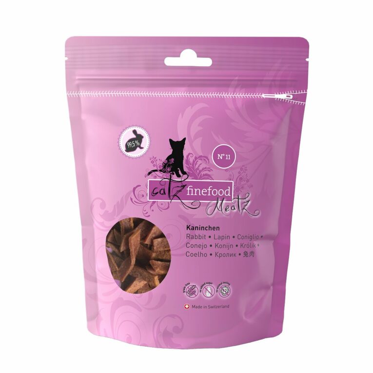 Günstig catz finefood Meatz N°11 Kaninchen 8x45g i mPreisvergleich in unserem Onlineshop auf Hundeliebe-shop.de kaufen.