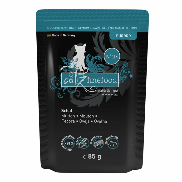 Günstig catz finefood Purrrr No.113 Schaf 16x85g i mPreisvergleich in unserem Onlineshop auf Hundeliebe-shop.de kaufen.