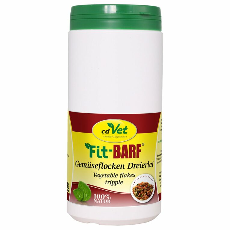 Günstig cdVet Fit-BARF Gemüseflocken Dreierlei 450g i mPreisvergleich in unserem Onlineshop auf Hundeliebe-shop.de kaufen.