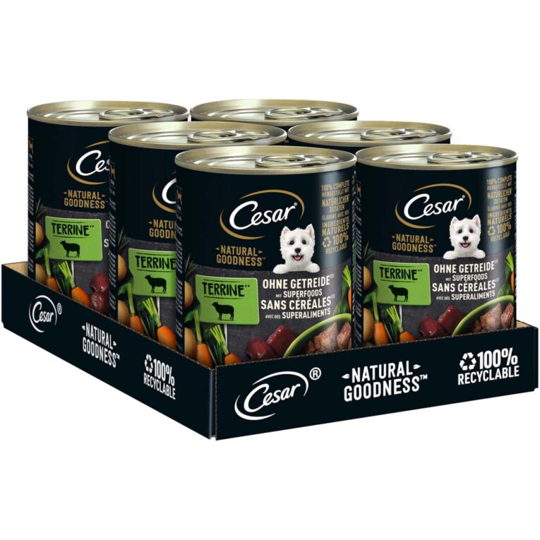 Günstig Cesar NATURAL GOODNESS mit Lamm 12x400g i mPreisvergleich in unserem Onlineshop auf Hundeliebe-shop.de kaufen.