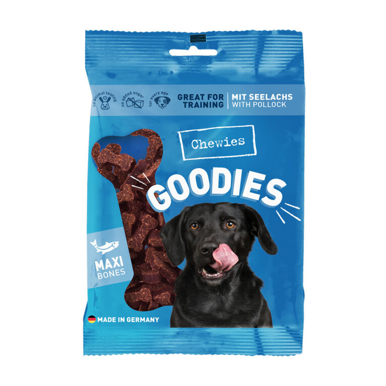 Günstig Chewies Goodies Maxi Lachs 200g i mPreisvergleich in unserem Onlineshop auf Hundeliebe-shop.de kaufen.