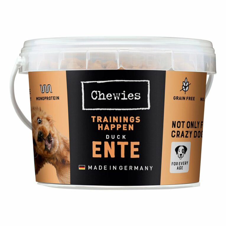 Günstig Chewies Hundesnack Trainings-Happen Ente 300g i mPreisvergleich in unserem Onlineshop auf Hundeliebe-shop.de kaufen.