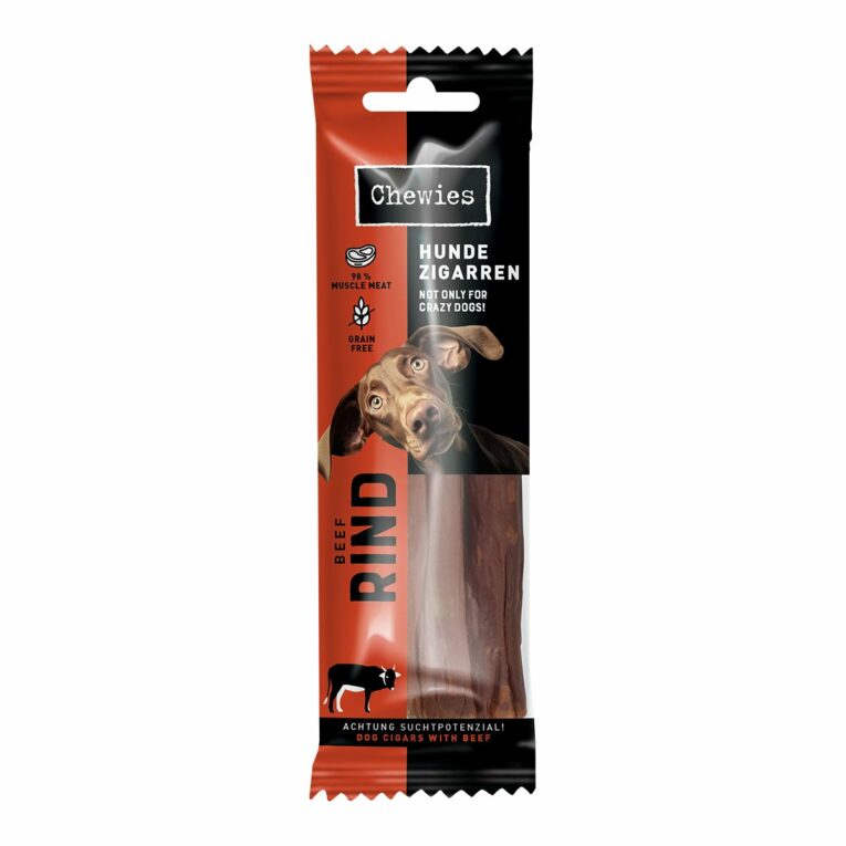 Günstig Chewies Hundezigarren Rind 75g i mPreisvergleich in unserem Onlineshop auf Hundeliebe-shop.de kaufen.