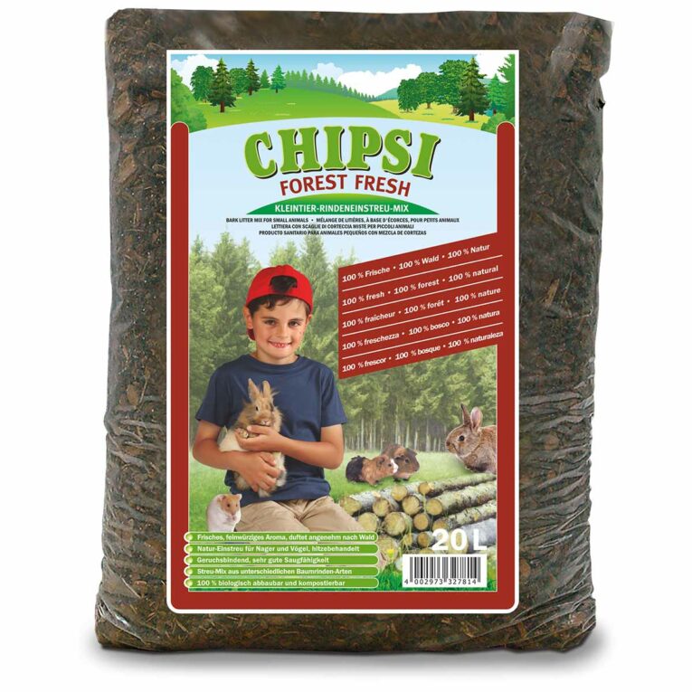 Günstig Chipsi Kleintiereinstreu Forest Fresh 20L i mPreisvergleich in unserem Onlineshop auf Hundeliebe-shop.de kaufen.