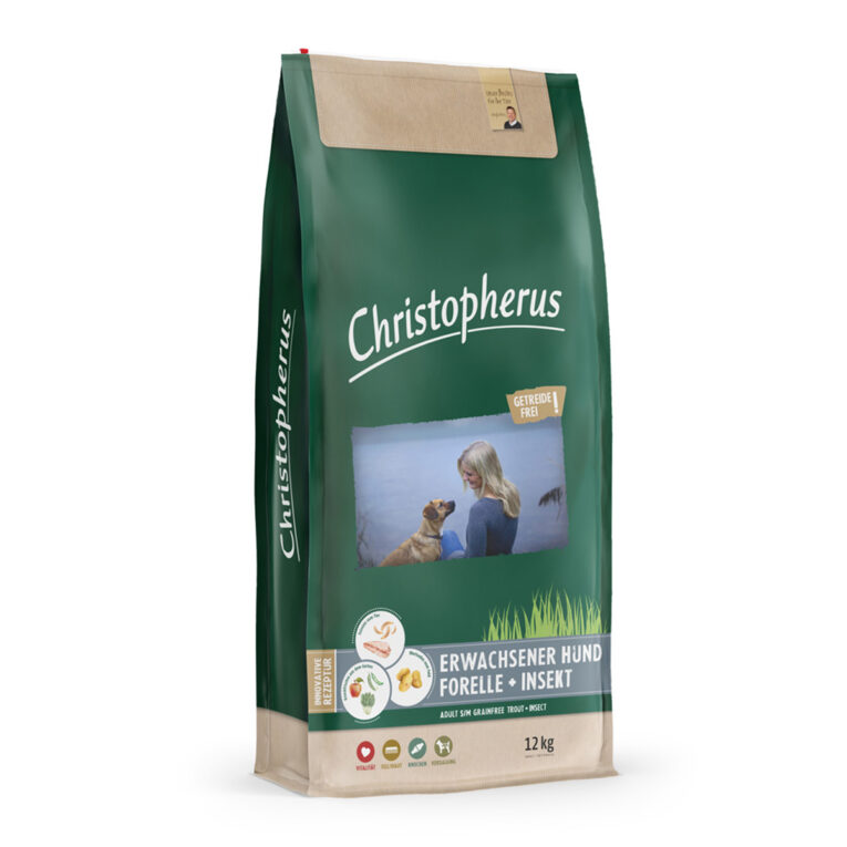 Günstig Christopherus Getreidefrei – Forelle + Insekt 2x12kg i mPreisvergleich in unserem Onlineshop auf Hundeliebe-shop.de kaufen.