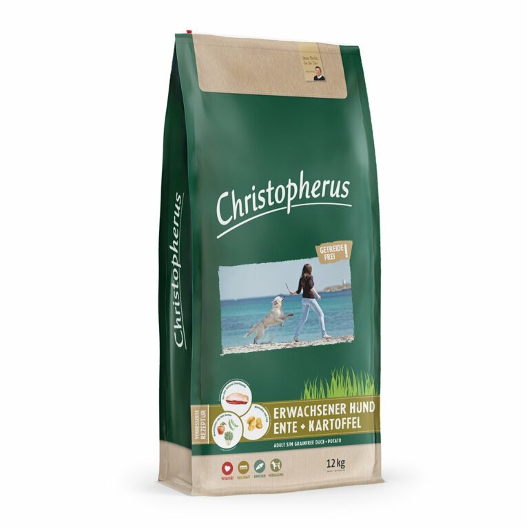 Günstig Christopherus Getreidefrei mit Ente + Kartoffel