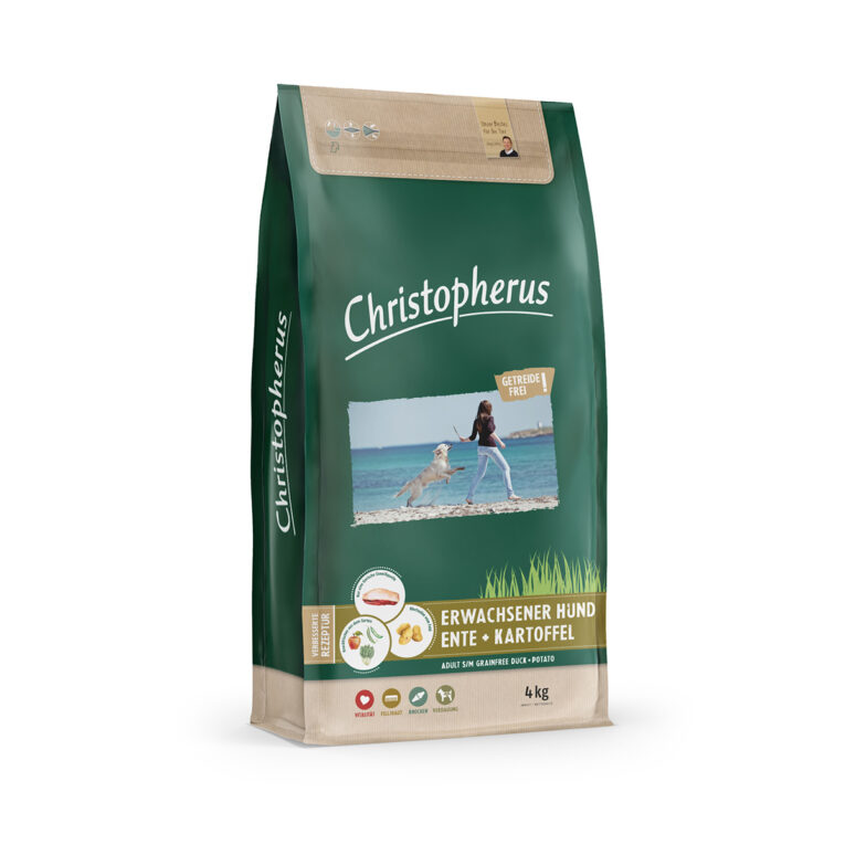 Günstig Christopherus Getreidefrei mit Ente + Kartoffel