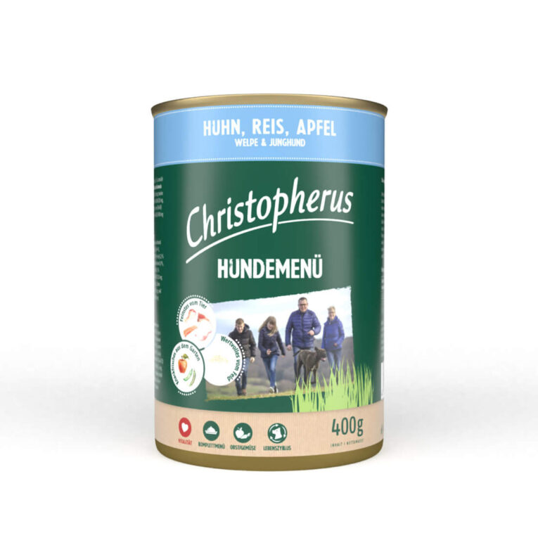 Günstig Christopherus Hundemenü Junior Huhn