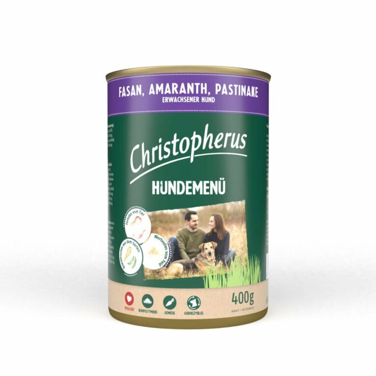 Günstig Christopherus Hundemenü mit Fasan