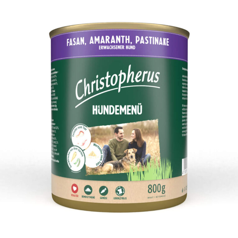 Günstig Christopherus Hundemenü mit Fasan