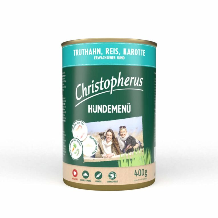 Günstig Christopherus Hundemenü mit Truthahn