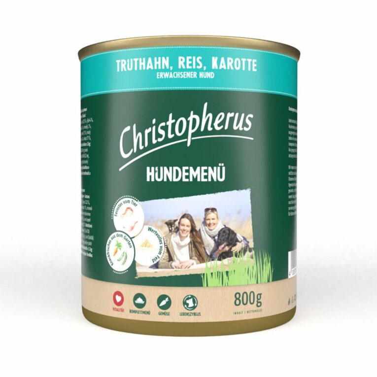 Günstig Christopherus Hundemenü mit Truthahn