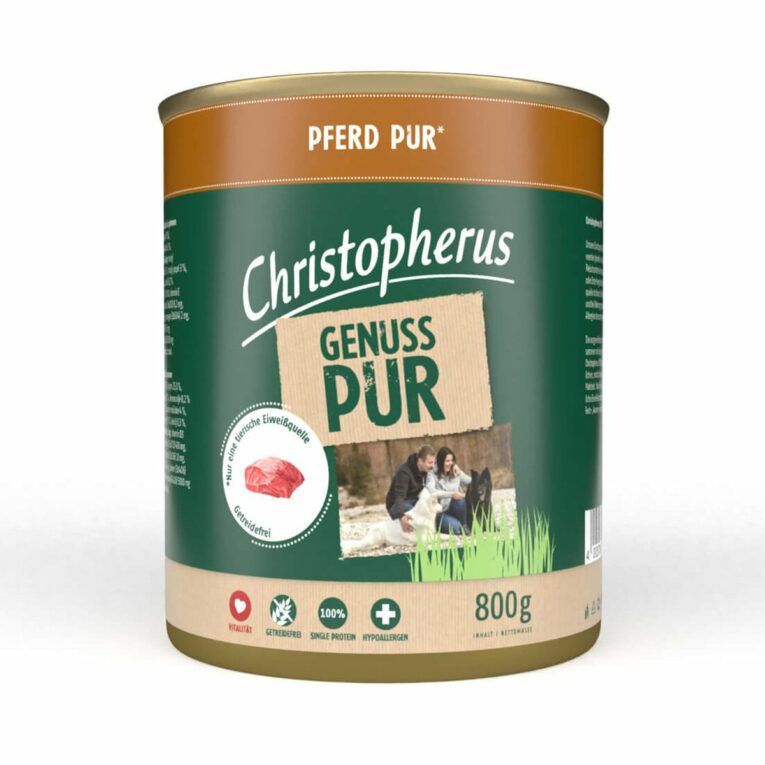 Günstig Christopherus Pur – Pferd 12x800g i mPreisvergleich in unserem Onlineshop auf Hundeliebe-shop.de kaufen.