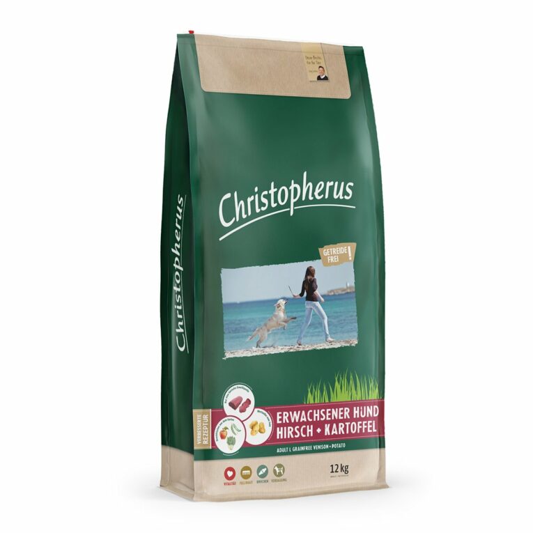 Günstig Christopherus Getreidefrei Hirsch und Kartoffel 12kg i mPreisvergleich in unserem Onlineshop auf Hundeliebe-shop.de kaufen.