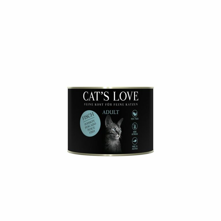Günstig Cat’s Love Nassfutter Fisch Pur mit Distelöl und Petersilie 6x200g i mPreisvergleich in unserem Onlineshop auf Hundeliebe-shop.de kaufen.