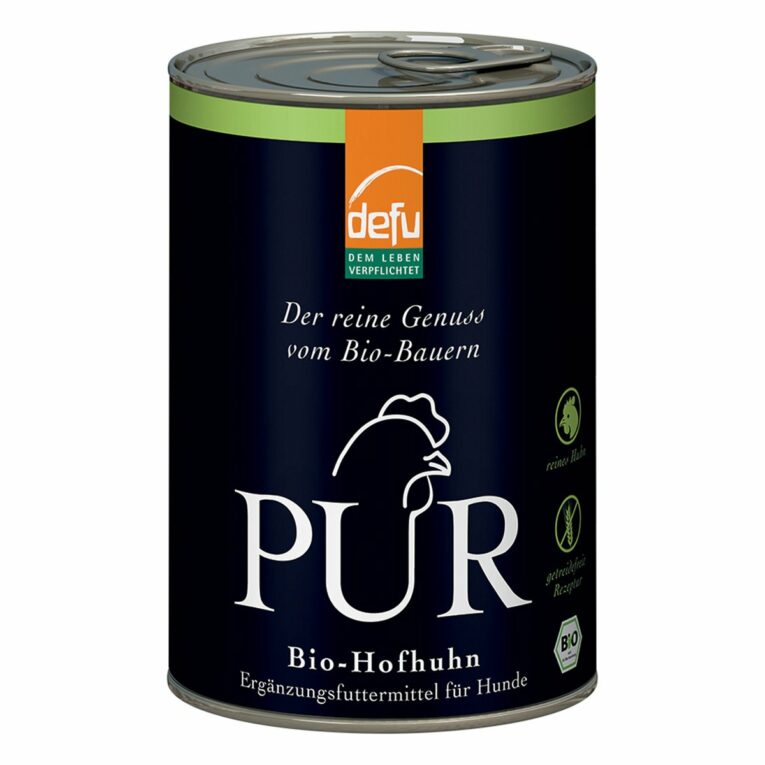 Günstig Defu PUR Bio-Hofhuhn 12x400g i mPreisvergleich in unserem Onlineshop auf Hundeliebe-shop.de kaufen.