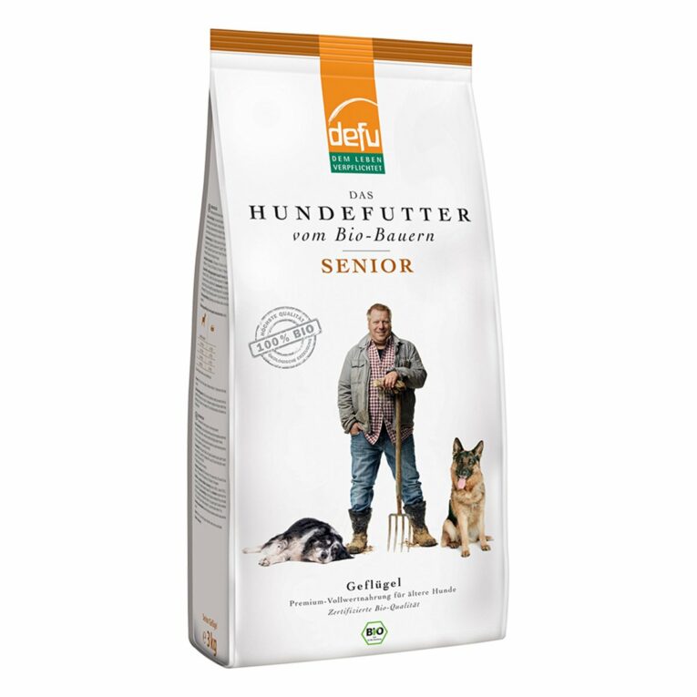 Günstig Defu Senior Bio-Geflügel Trockenfutter 3kg i mPreisvergleich in unserem Onlineshop auf Hundeliebe-shop.de kaufen.