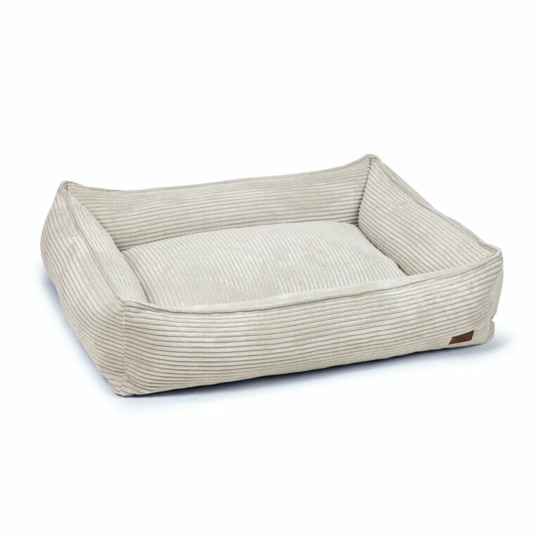 Günstig Designed by Lotte Hundebett Ribbed Hellgrau 95x80x23cm i mPreisvergleich in unserem Onlineshop auf Hundeliebe-shop.de kaufen.