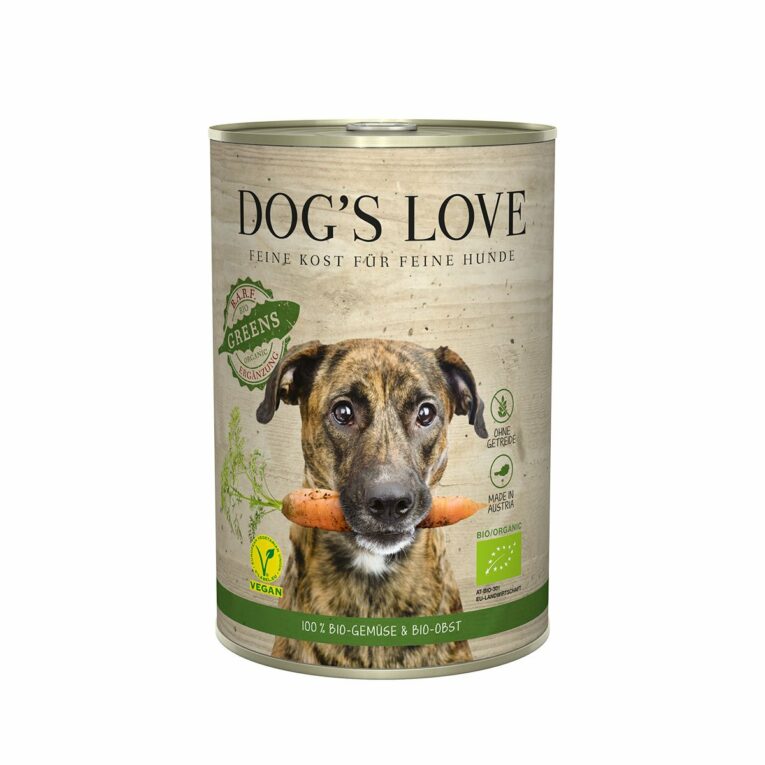 Günstig Dog’s Love Bio Gartenernte Vegan mit Gemüse und Obst 6x400g i mPreisvergleich in unserem Onlineshop auf Hundeliebe-shop.de kaufen.