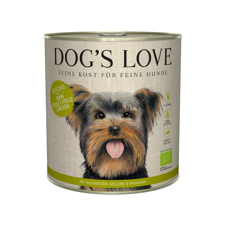 Günstig Dog’s Love Bio Huhn mit Buchweizen