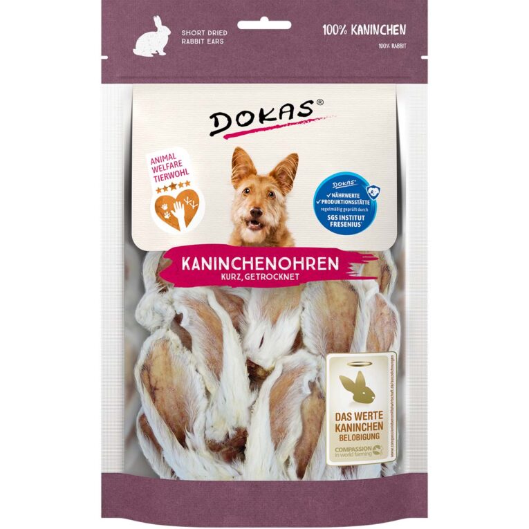 Günstig Dokas Kaninchenohren mit Fell getrocknet 7x100g i mPreisvergleich in unserem Onlineshop auf Hundeliebe-shop.de kaufen.