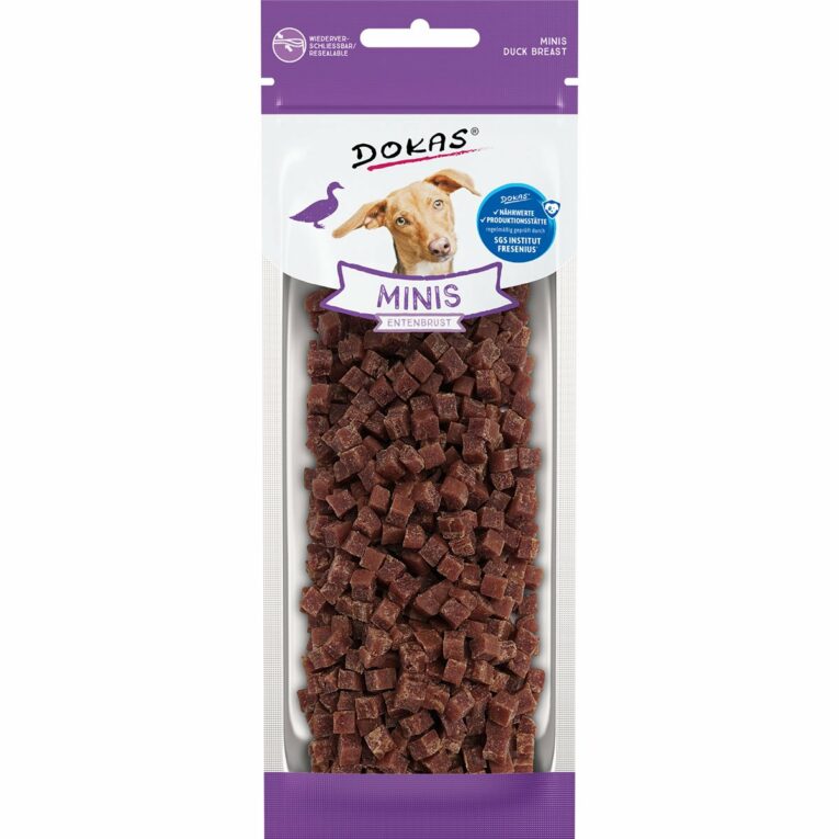 Günstig Dokas Minis Entenbrust 70g i mPreisvergleich in unserem Onlineshop auf Hundeliebe-shop.de kaufen.