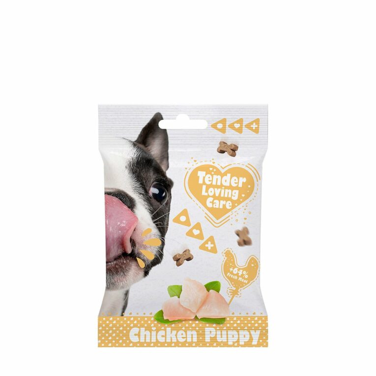 Günstig DUVO+ TLC Soft Snack Chicken Puppy 15x100g i mPreisvergleich in unserem Onlineshop auf Hundeliebe-shop.de kaufen.