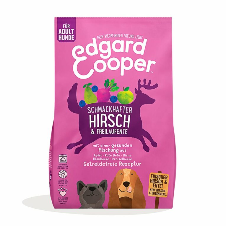 Günstig Edgard & Cooper Frischer Hirsch & Freilaufente 2x12kg i mPreisvergleich in unserem Onlineshop auf Hundeliebe-shop.de kaufen.