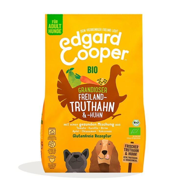 Günstig Edgard & Cooper Bio Truthahn & Bio Huhn 2x7kg i mPreisvergleich in unserem Onlineshop auf Hundeliebe-shop.de kaufen.