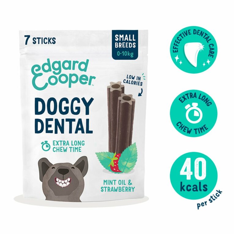 Günstig Edgard & Cooper Doggy Dental Erdbeere/Minze S 4x105g i mPreisvergleich in unserem Onlineshop auf Hundeliebe-shop.de kaufen.