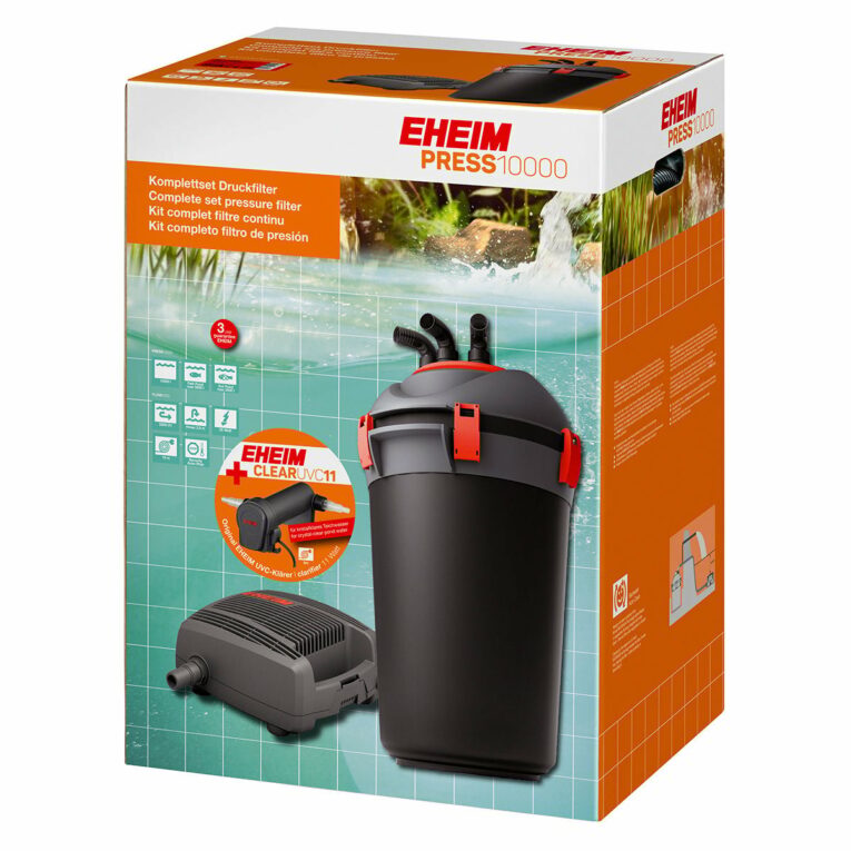 Günstig EHEIM Teichfilter PRESS 10000 inkl. CLEARUVC11 i mPreisvergleich in unserem Onlineshop auf Hundeliebe-shop.de kaufen.